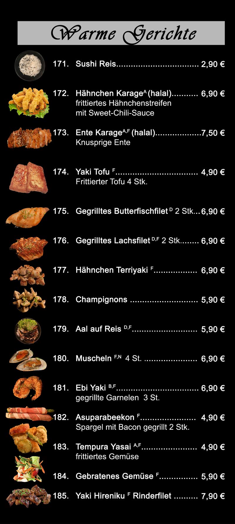 a la carte Miyabi