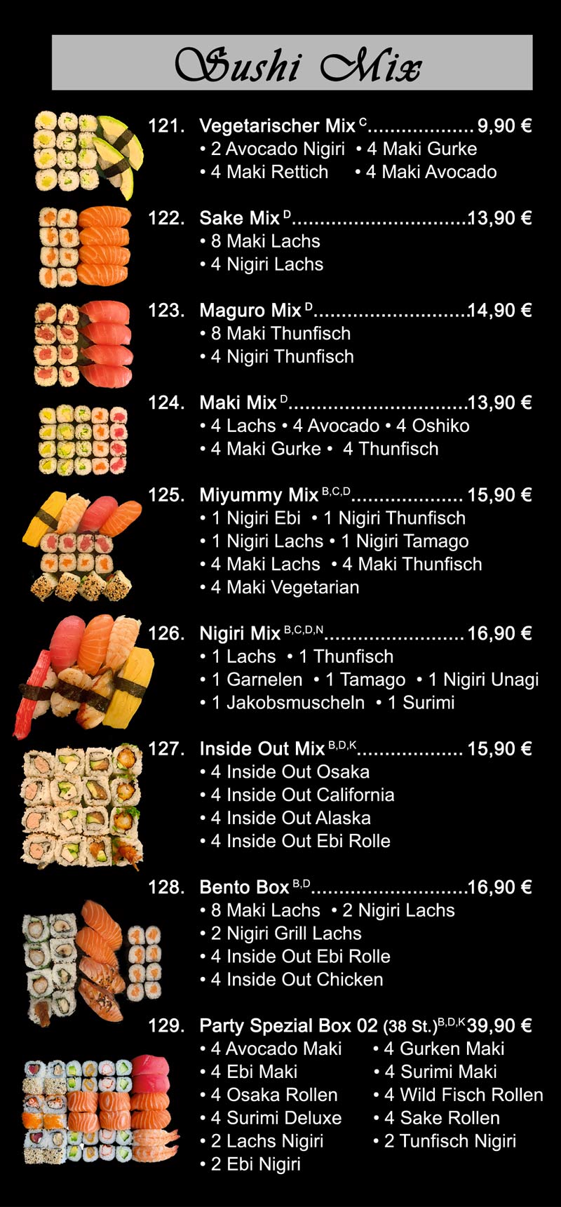 a la carte Miyabi